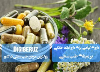 داروخانه خانگی در طب سنتی؛ با داروهای گیاهی مانند نعناع، بابونه، آویشن و گل گاوزبان برای درمانهای اولیه طبیعی.