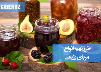 انواع مربای رژیمی: طرز تهیه مرباهای سالم و کم‌کالری، مناسب برای رژیم و افراد دیابتی.