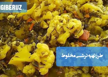 طرز تهیه ترشی مخلوط خانگی؛ دستور آسان و خوش‌طعم با سبزیجات تازه، ادویه‌های ویژه و نکات مهم برای ماندگاری طولانی