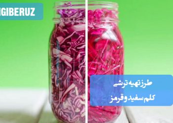 ترشی کلم: طرز تهیه ترشی خوش‌رنگ و پرفیبر، اشتهاآور و سرشار از ویتامین C