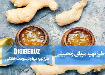 "دستور تهیه مربای زنجبیلی با طعمی تند و شیرین، همراه نکات مهم برای حفظ عطر و خواص زنجبیل"