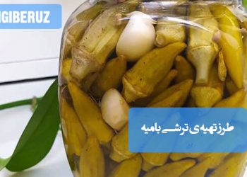 ترشی بامیه خانگی با طعم خوشمزه و ترش، مناسب بهبود هضم و تقویت سیستم ایمنی بدن