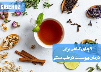 چایهای گیاهی ملین و ضد یبوست شامل سنجد، گل سرخ، زنیان و تخم کتان در طب سنتی