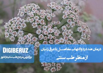 درمان درد و التهاب مفاصل با عرق زنیان به عنوان ضدالتهاب طبیعی در طب سنتی