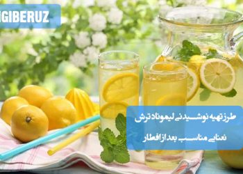 طرز تهیه نوشیدنی لیموناد ترش نعناعی، خنک‌کننده و انرژی‌بخش مناسب بعد از افطار