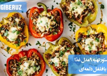 ۹ دستور پخت خوشمزه و سالم با فلفل دلمه‌ای: ایده‌های متنوع برای غذاهای رنگارنگ، مقوی و لذیذ در خانه
