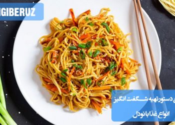 ۸ دستور شگفتانگیز و متنوع غذا با نودل: ایدههایی آسان و خوشمزه برای وعدههای متفاوت و هیجانانگیز در خانه