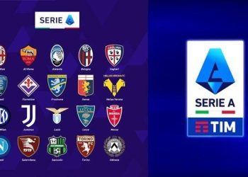 لوگوی سری آ ایتالیا (Serie A) به عنوان نماد لیگ فوتبال حرفهای ایتالیا